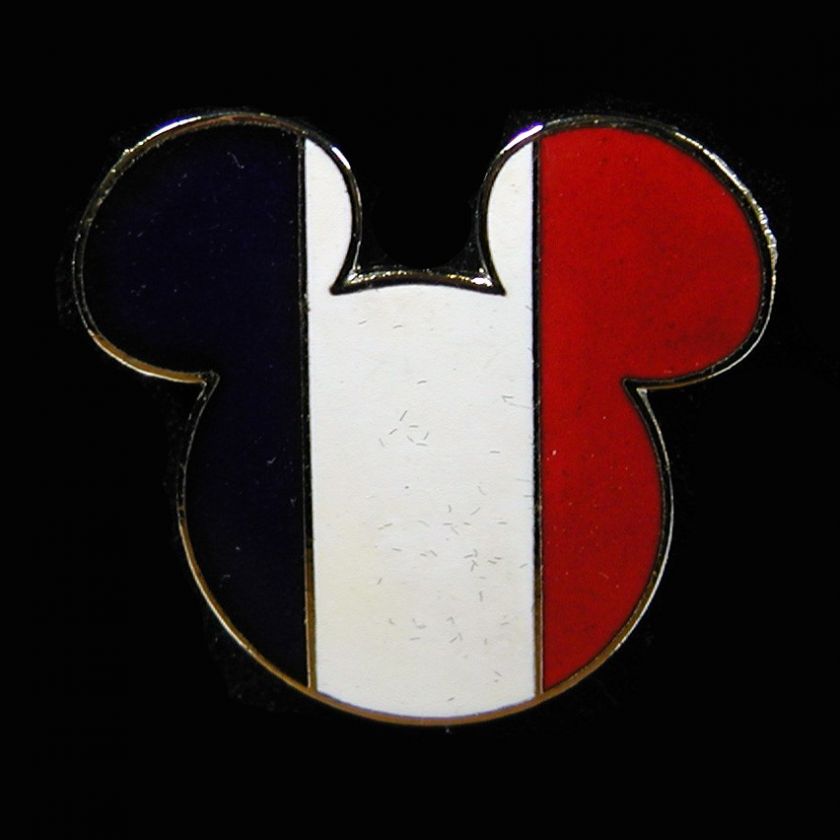 2003 Mickey Mouse French Flag Disney Trading Pin  