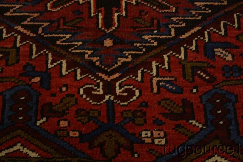 EXCELLENT GEOMETRIC 7X11 HERIZ PERSIAN ORIENTAL AREA RUG WOOL CARPET 