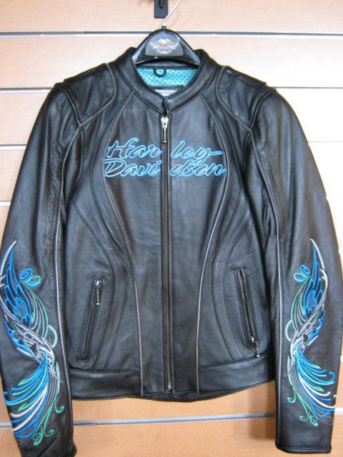 Harley Davidson Womens Carousal Leather Jacket (97072 11VW)  