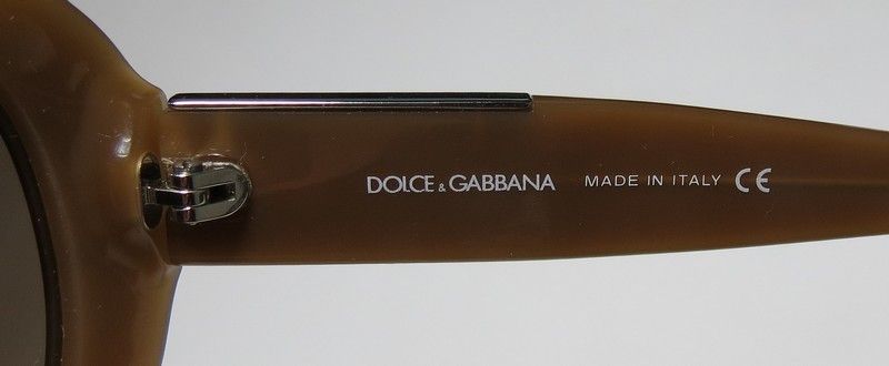 NEW DOLCE & GABBANA D&G 4002 DARK BROWN FRAME SILVER LOGO SUNGLASSES 