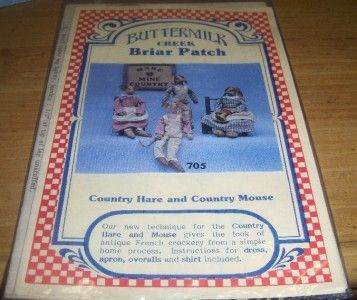 PRIMITIVE BRIAR PATCH COUNTRY HARE & MOUSE PATTERN  