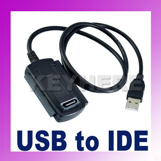 in 1 USB 2.0 to SATA / IDE HD HDD Adapter Cable, 105  