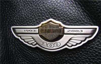 Harley Davidson Leather Vest 100th Anniversary Large  