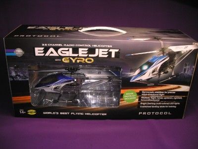 RADIO CONTROL 3.5 CHANNEL PROTOCOL RC HELICOPTER EAGLE JET WITH GYRO 