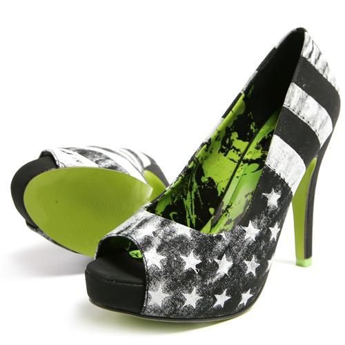   Shoes   Rockstar Platforms American Flag Heels by Avril Lavigne  