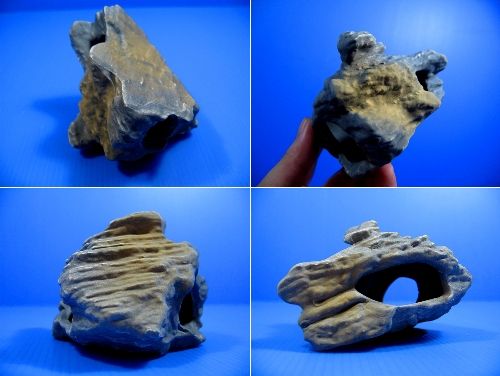 MF CICHLID STONE Ceramic Aquarium Rock Cave decor F923B  