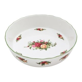 Royal Albert Old Country Roses Pie Plate  